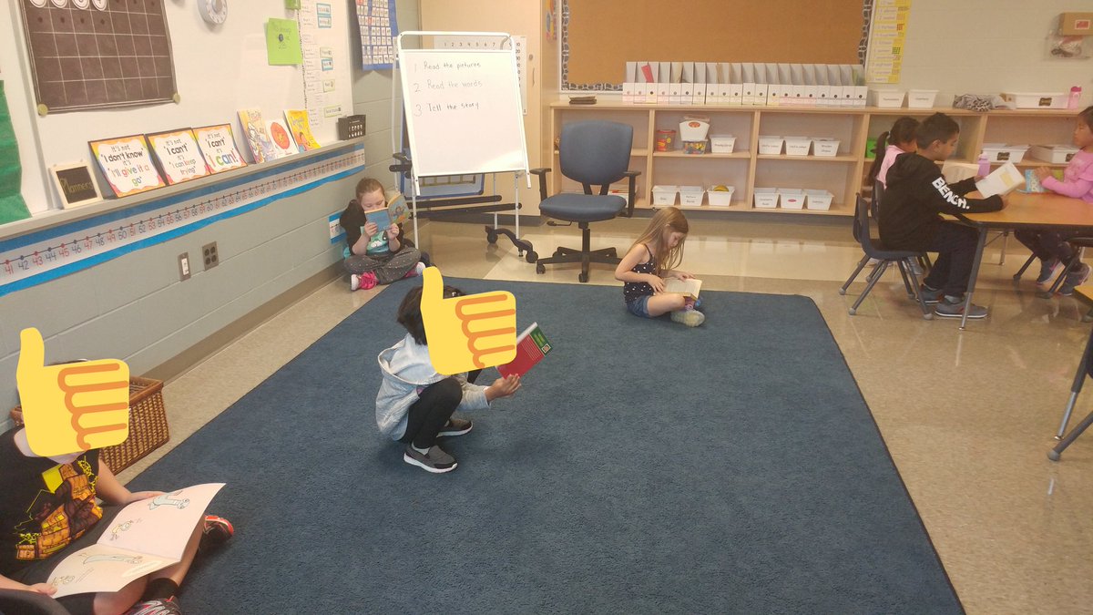 JessopJS's tweet image. Our second day of Grade 1/2 and we are rocking Read to Self time. We talked about how to pick a spot, read the whole time, and read the pictures and the words.