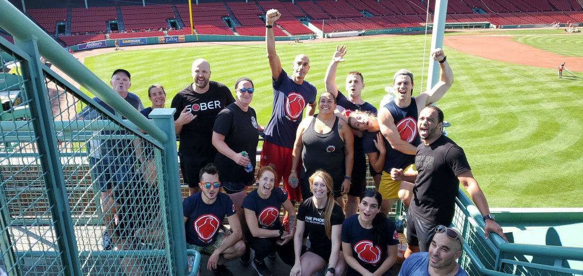 Trags's tweet photo. DIAMONDS IN THE ROUGH: In #NationalRecoveryMonth, Fenway Park serves as backdrop for those in recovery from addiction. My @RedSoxCLNS inside story on how those at The Phoenix @RiseRecoverLive and the #RedSox are making a difference: https://t.co/jXNcXEkK69 via @CLNSMedia https://t.co/WqXNBppffB