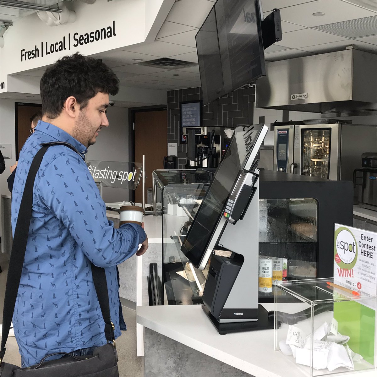 Today we launched #TheSpot at @humbercollege. This unique place brings an excellent dining experience on campus with its daily features, zero waste promise and technology involved. #eatgoodDoGood