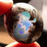オパールを覗きこんだ結果？天国が広がってた!