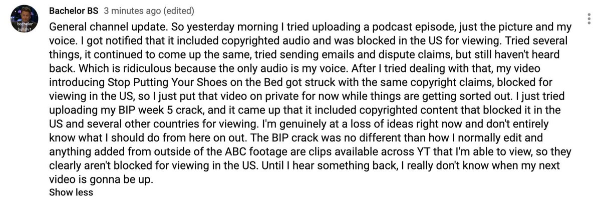 bachbullshit's tweet photo. For those who watch my videos https://t.co/pnzjfgSJrv