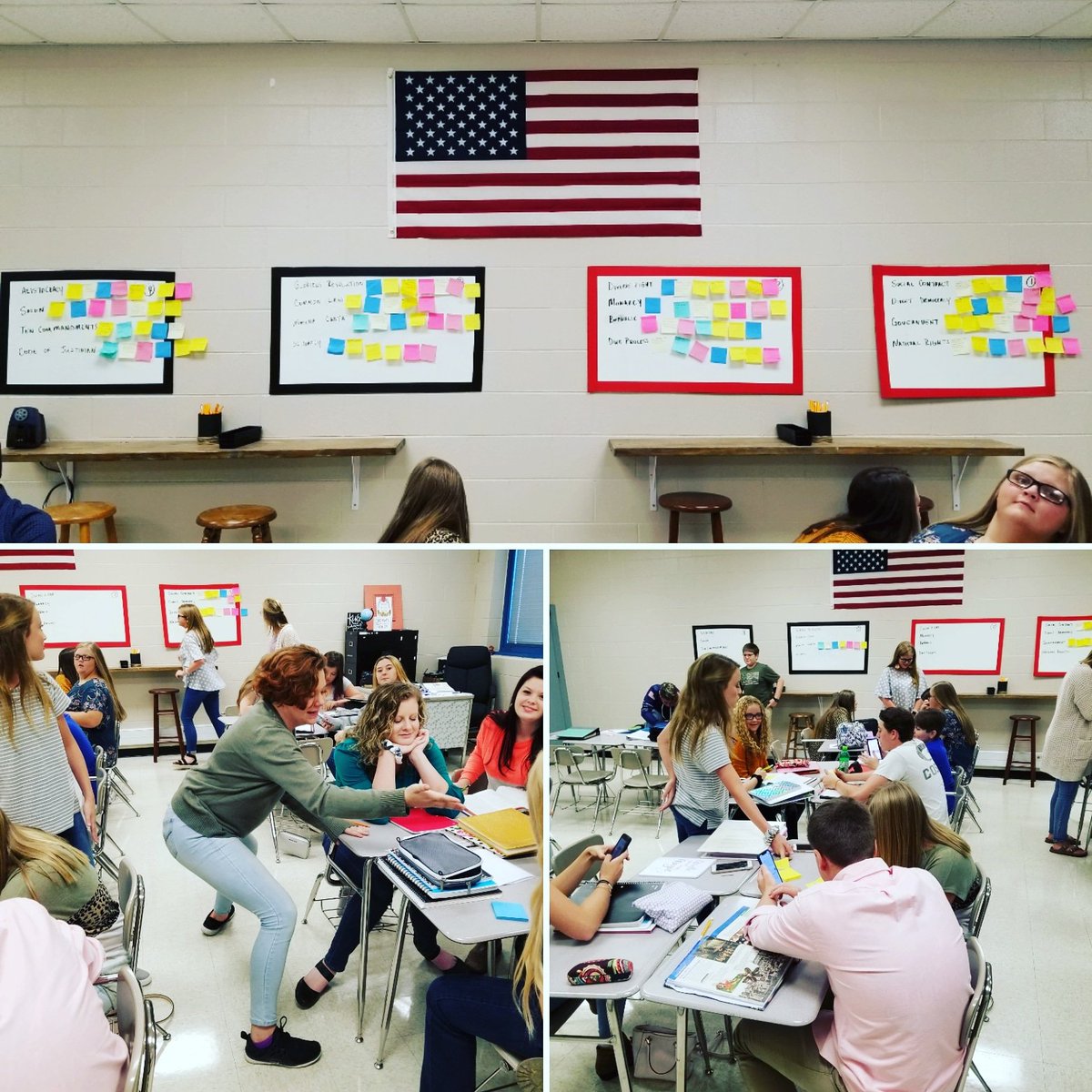beingcoachmiles's tweet photo. Vocabulary games with the Freshmen.  World History is fun! 3,000 years of democracy by identifying people, events, and terms.  #ilovemyjob #OG4LiFe #jefcoedjourney #OwnOurWay https://t.co/3tMXOSZ5c4