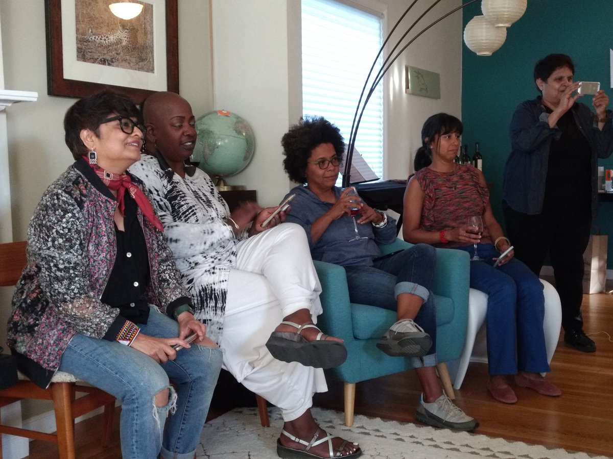 Insanely proud of @kalifilms brilliant direction of #queensugar tonight. Viewing party w/Pratibha and friends!