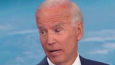 What the hell is wrong with Joe Biden's left eye?