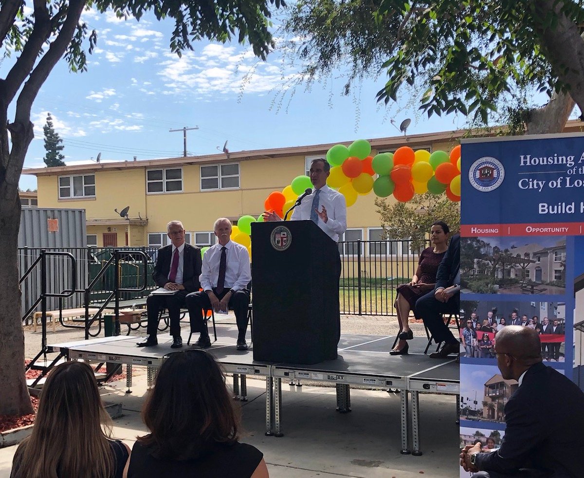 #JobsPlus launched by <a href="/MayorOfLA/">Mayor Karen Bass</a> and <a href="/HACLA1938/">HACLA</a> to assist Nickerson Gardens #Watts residents receive training, find employment/careers through HACLA's #WorkSourceCenter #AmericanJobCenter. Made possible thru $3.7 million JobsPlus four-year grant.  THANK YOU, 
<a href="/HUDgov/">Department of Housing and Urban Development</a> !