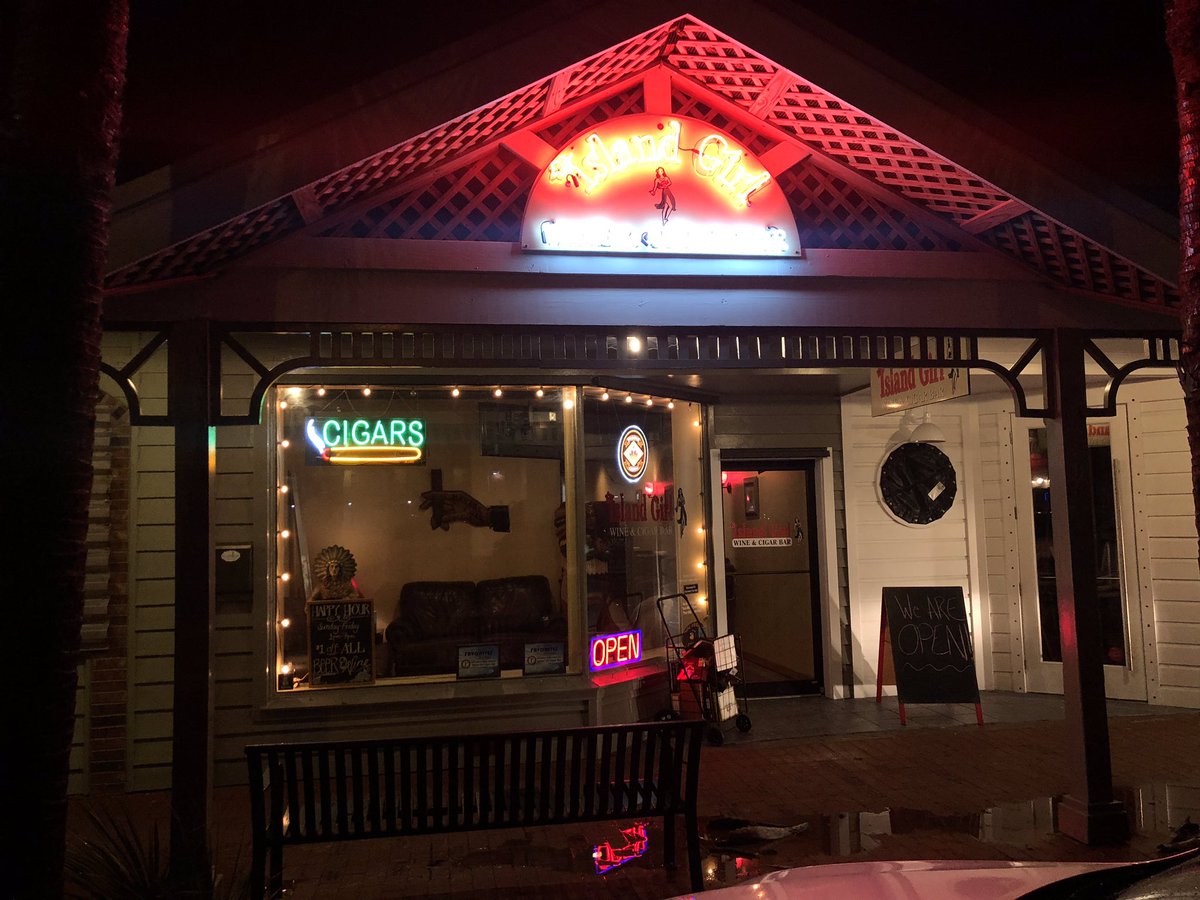 EricAlvarezTV's tweet photo. Add Island Girl Cigar Bar to the list of of businesses that’s #OpenNowFCN . It’s one of the first places in Neptune Beach that reopened after the ban on alcohol sales lifted. @FCN2go https://t.co/QZHQhhdmWm