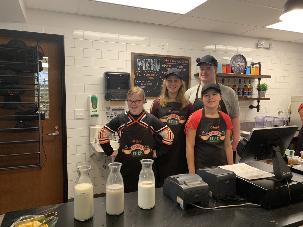 CFEF Student Board is proud to say we contributed to the opening of Tiger Perk, the new coffee shop at the high school! As a pre-vocational job skills training program, Tiger Perk is available to grades 7-12.