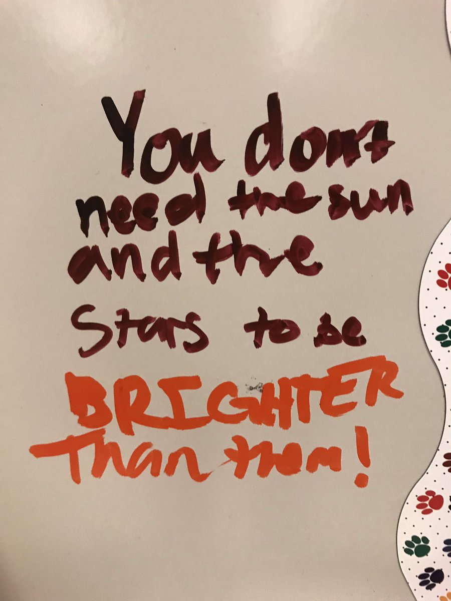 alisia_lucas_TX's tweet photo. I love that some of my Ryzyko Den kids are writing quotes on my board each day #GMSBrave @GRISHAM_MS https://t.co/G9leM85KLc