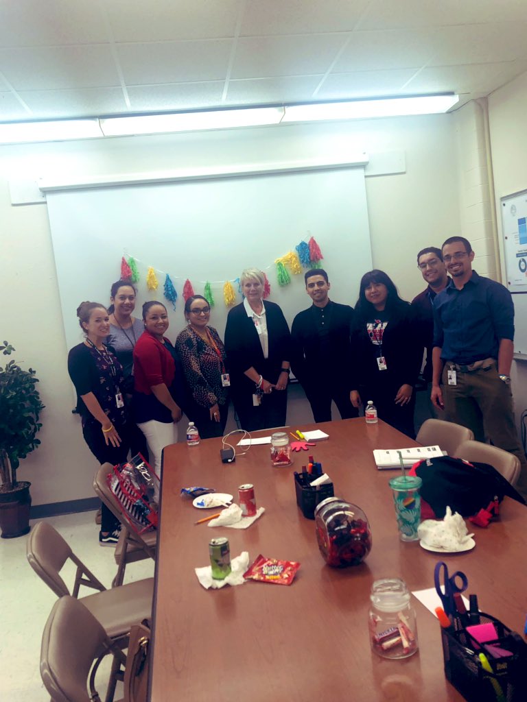 Celebrating and reflecting with our Zero Year Teachers after 3 1/2 weeks of school. #HCISDstories #CSND