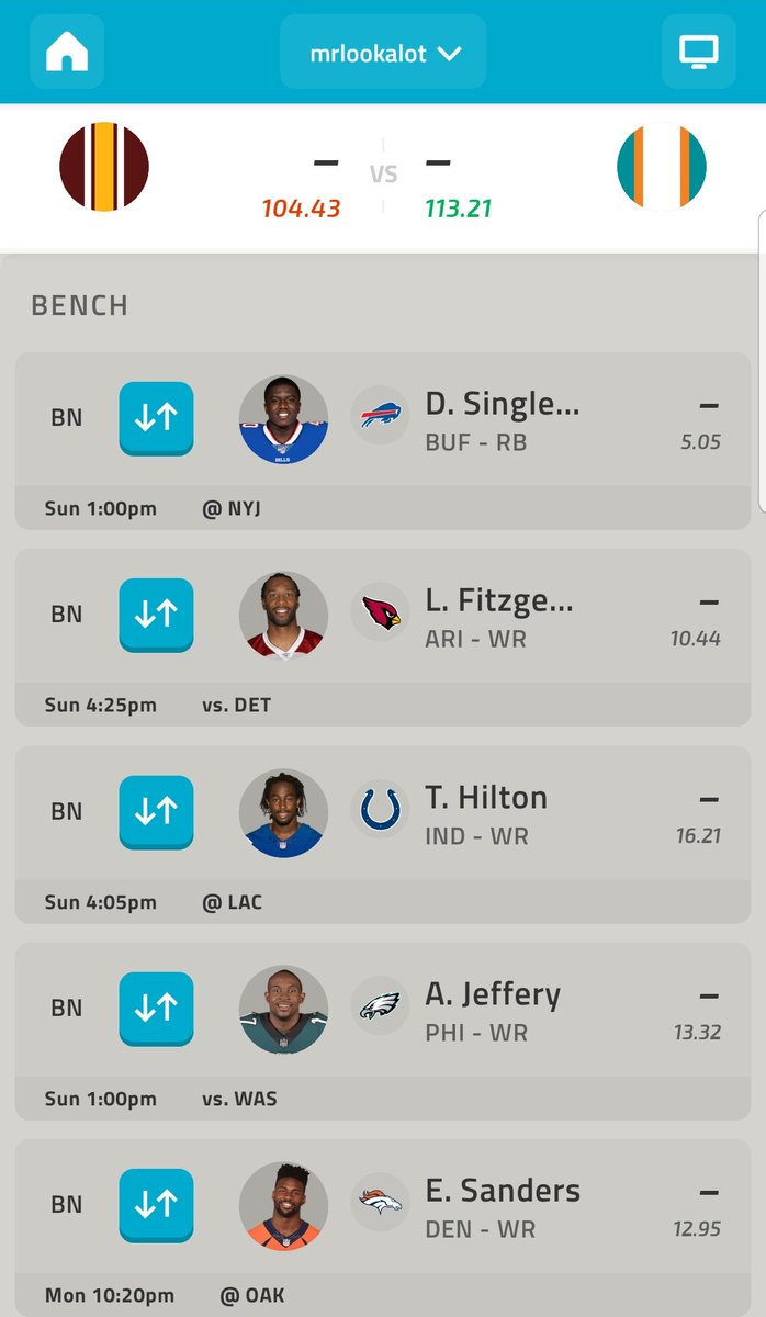 mrlookalot's tweet image. #NFLFantasySweepstakes
#nflfantasy #solidteam