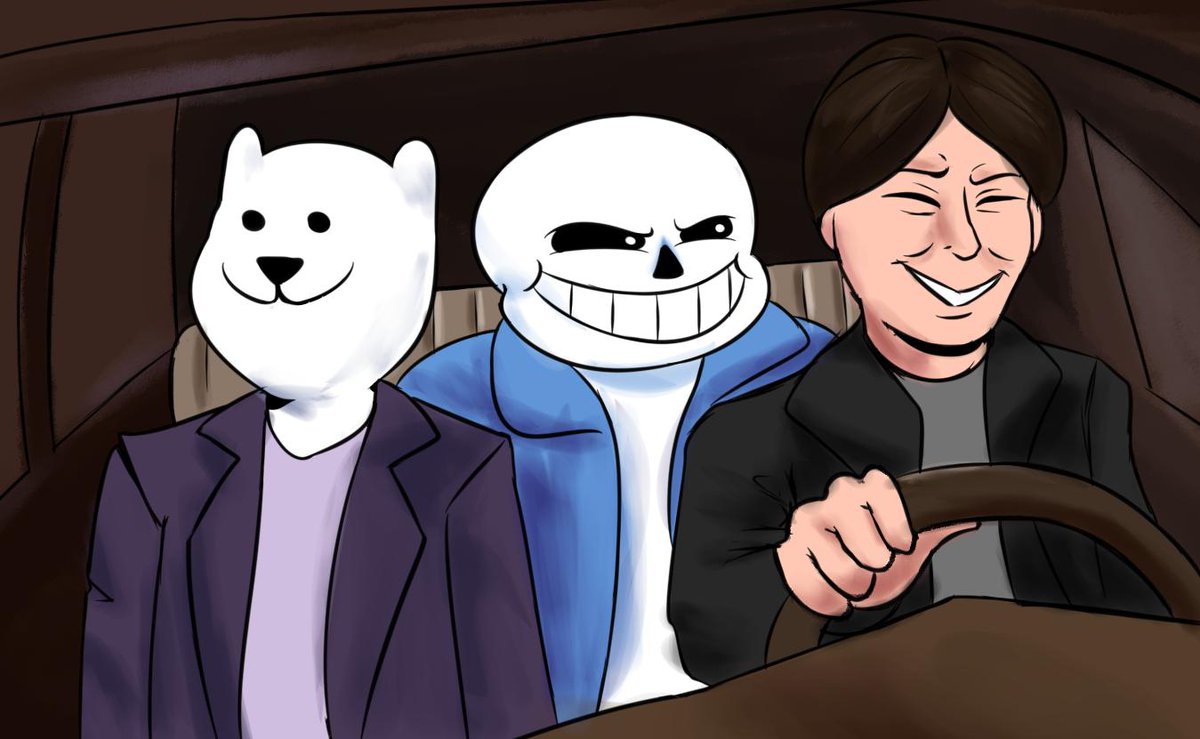 SuperWiiBros08's tweet image. tobyfox: "we listened to a CD of Smash music as he drove me home in his car"