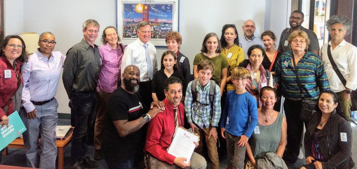 Jim Lazarus of <a href="/SenFeinstein/">Senator Dianne Feinstein</a> office says they'll get back Monday re signing #ClimateEmergency .@MobilizeClimate We are all waiting.