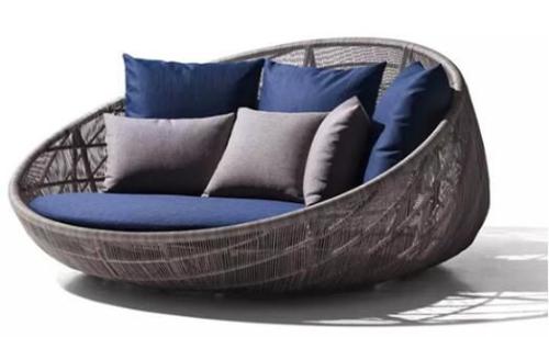 Lying on the couch and enjoying the comfort