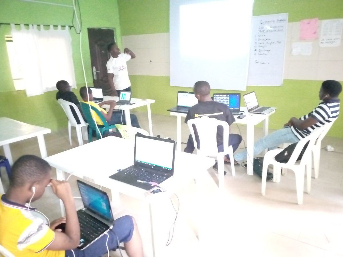 codeignite1's tweet image. DAY 13: "Skilled-Up WAFFI" Tech BOOTCAMP final week. Meet the Admin: 08038794674, 08093542559