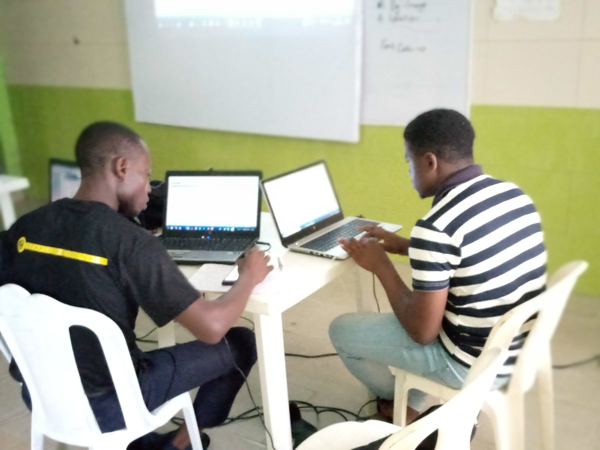 codeignite1's tweet image. DAY 13: "Skilled-Up WAFFI" Tech BOOTCAMP final week. Meet the Admin: 08038794674, 08093542559