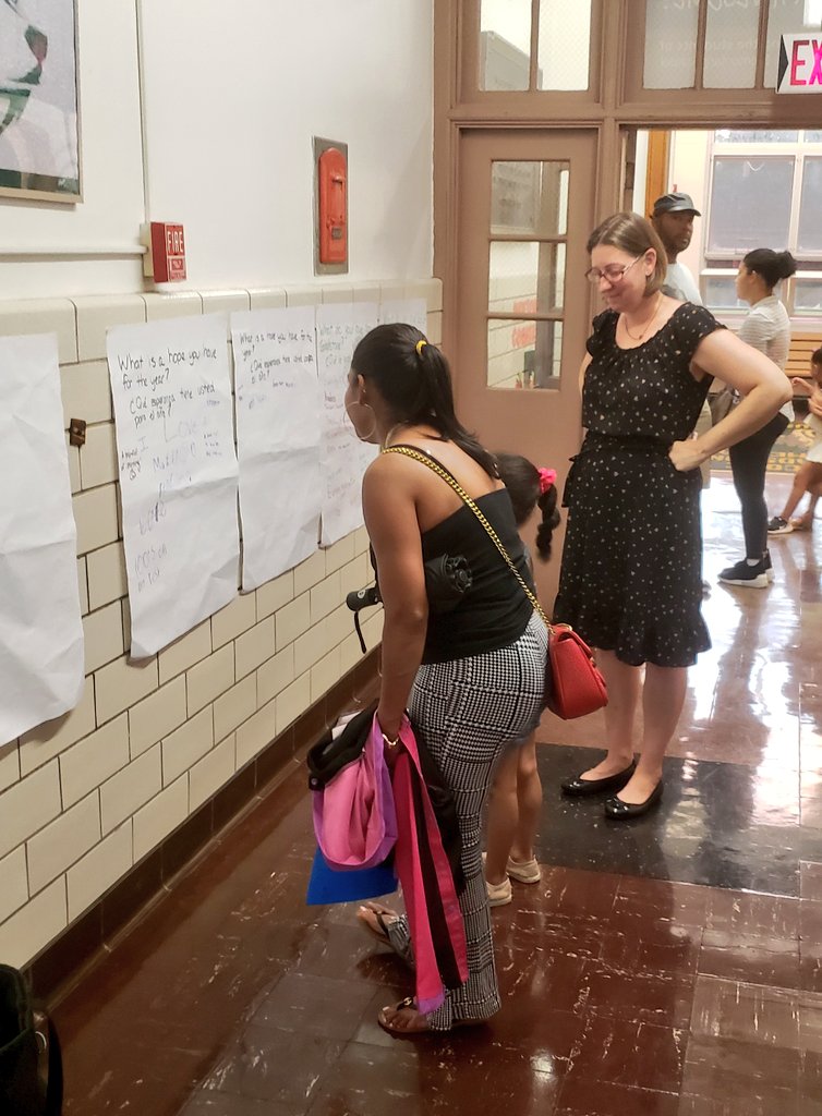 MsJohns2021's tweet photo. @hvazquez14 greeting families as they enter @Gladstone_ES Open House to solicit feedback on improving our learning spaces and student experience. @HighlanderInst #RI9 #personalizedlearning @CranstonSchools @SusanBuonanno https://t.co/bWk30Blt2h