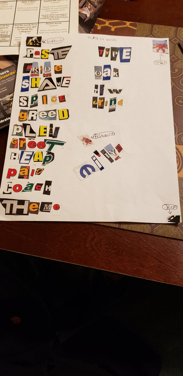 TitaniumShane's tweet photo. When your 10yr old has spelling homework, sorry @Quadratec but thanks to all the logos. A's before Axles @BFGoodrichTires @SpyderCompound @goodyear @DickCepekTires @_Superchips_ @MickeyThompsonT @Jeep @OfficialMOPAR #WarriorProducts #AEV #MasterTop #TacTik https://t.co/jlZy4sAxzj