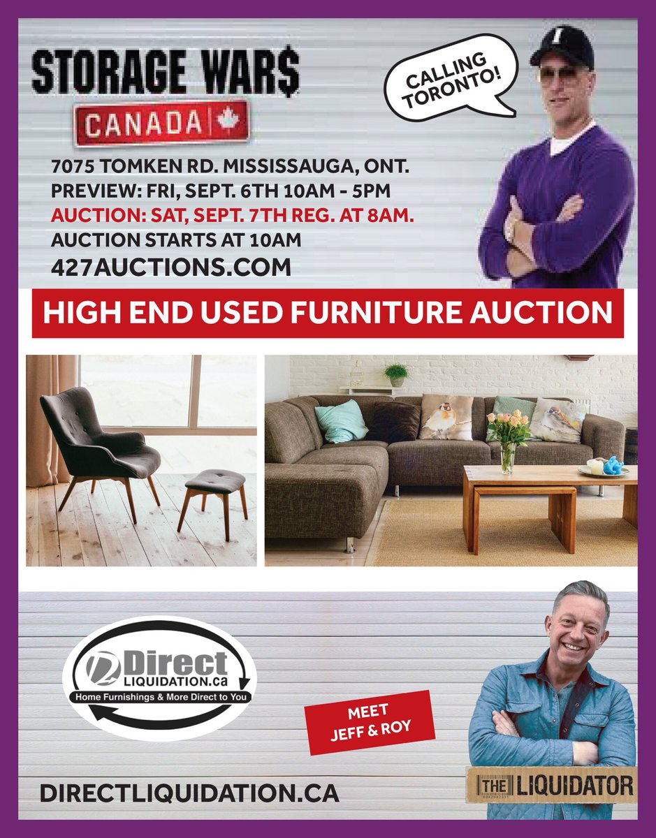 Roydirnbeck On Twitter Massive Furniture Auction This Saturday