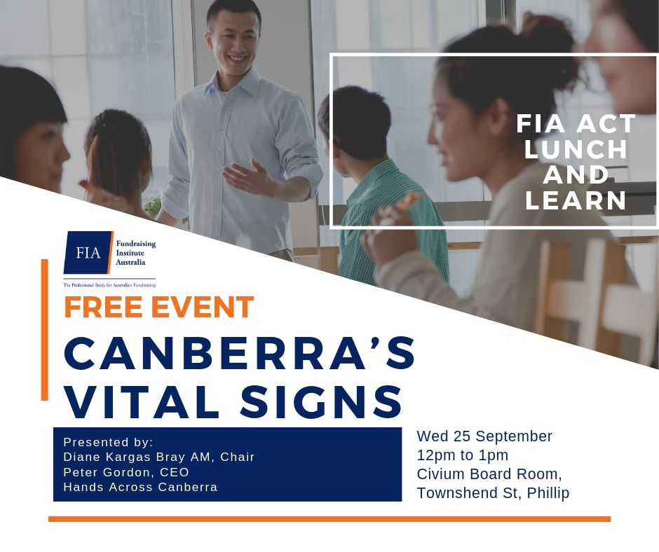 angelannr's tweet photo. Bring your sandwich and join @HandsCanberra Chair @BrayKargas and CEO Peter Gordon for our first FIA ACT Lunch and Learn Wed 25 Sept FREE! Book now. https://t.co/wsghIE4i6T @FundInstituteAu #cbr https://t.co/qQHLu7Y440