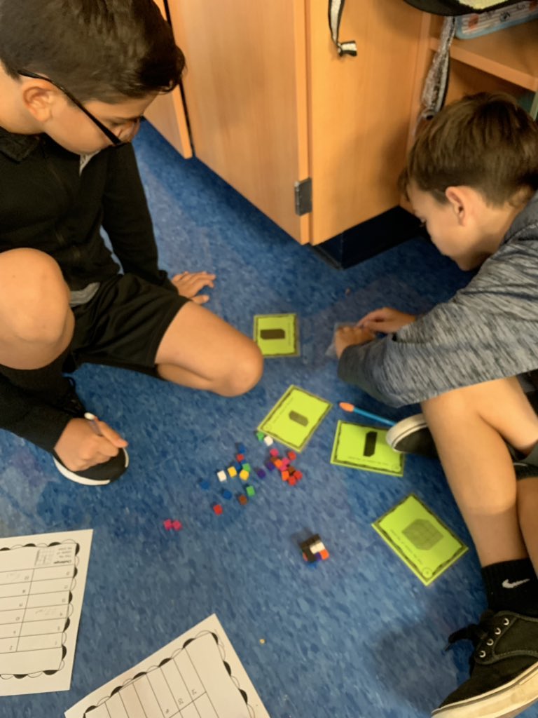 Counting cubes and finding volume!  @ameliatigers