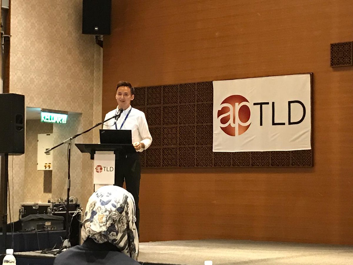 ISOCapac's tweet photo. At #APTLD76 in Johor, Malaysia 🇲🇾 today, our APAC Outreach Manger @adrianwan gives an update of the @InternetSociety APAC Bureau to more than 100 participants from orgs including MYNIC, @SKMM_MCMC, @ICANN, @registryasia. Great meeting everyone!
Thanks @yudhogs for the photo!👍 https://t.co/vqIZrbXc0Z