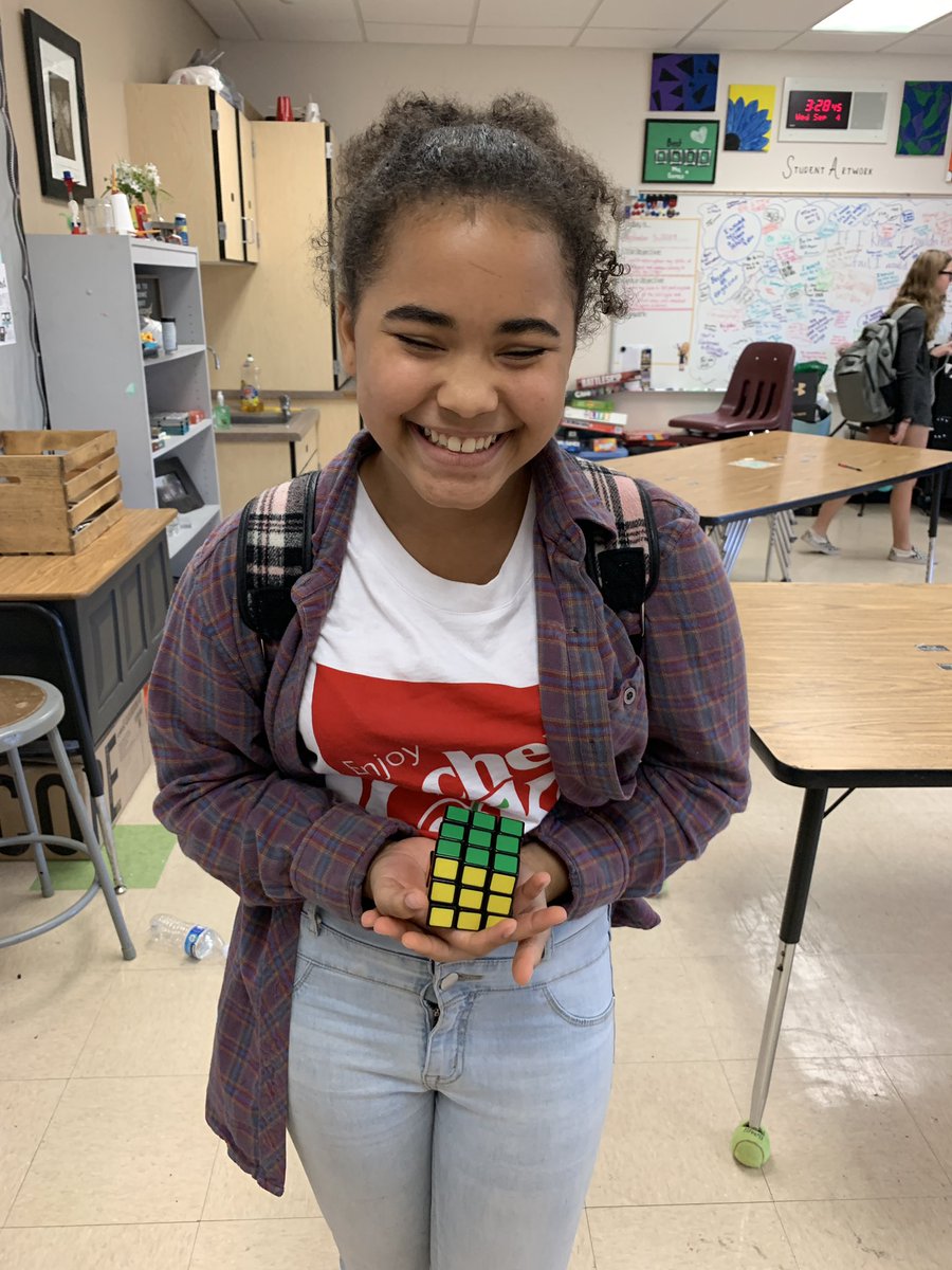 apositiveproton's tweet photo. It was a @YouCanDoRubiks cube solving kind of day! Boy did these kids persevere through the challenge to experience that sweet feeling of victory! #extraordinary #anythingislossible #solvethecube #youcansolvethecube #cubelife #grit #nevergiveup @SVViperPride @DVUSD @ptseunis https://t.co/Zd7T85OM8R