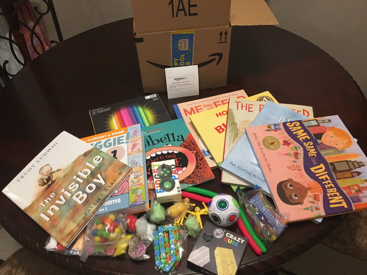 My heart is so full right now! I had entered a contest to #clearthelist, where teachers submit their amazon wish lists of school supplies and lovely people donate to clear them! I was absolutely floored to receive this in the mail today! ❤️ Thank you so much!! #ocsb #becommunity
