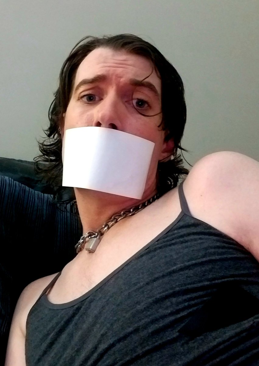 Collared4Cuties's tweet photo. Mmm... Gag me please!
#bondage #tapegagged #kink #bdsm https://t.co/ev0c0NKGYc
