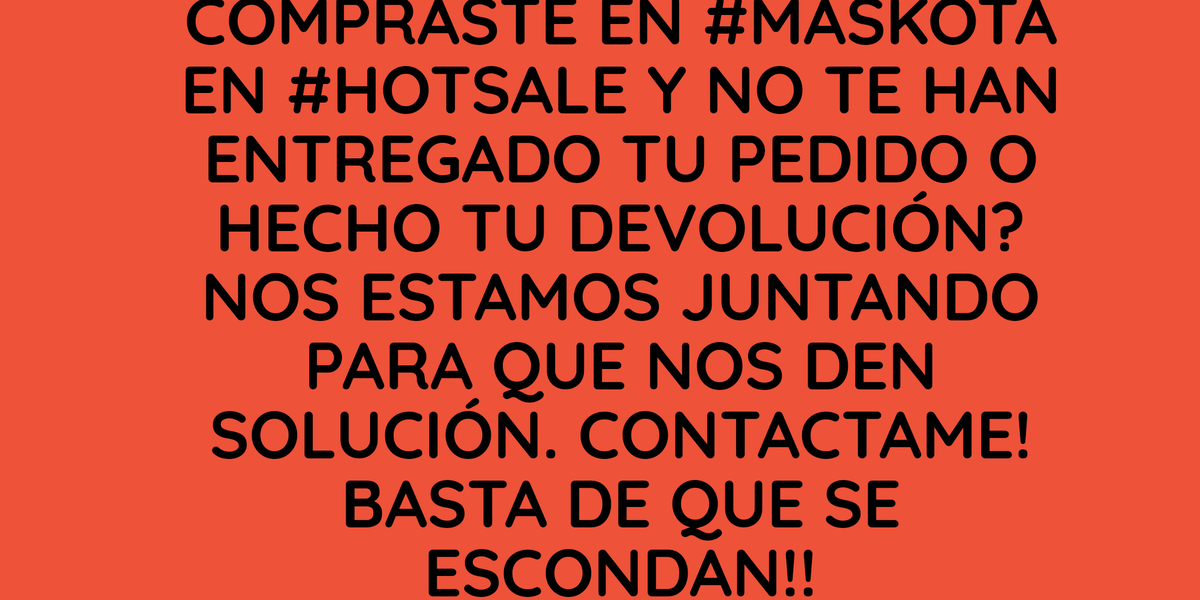DocMiau's tweet photo. @hotsalemx @MaskotaMexico  @Profeco https://t.co/0awyfNWV2P