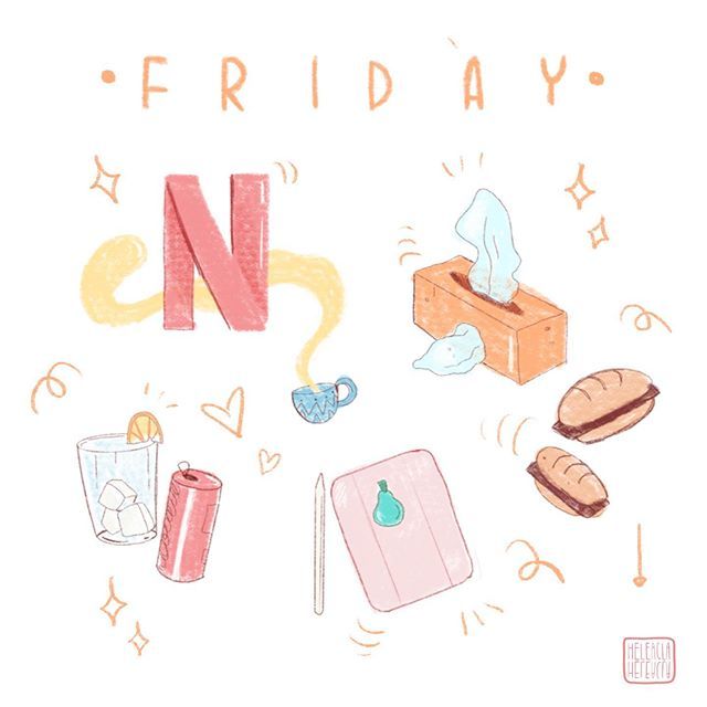 Eleacla's tweet photo. Viernes!!!! Hoy toca lo que toca... me ha faltado incluir el ordenador... pero la tablet le representa haha •
•
#illustration #pastel #pastelcolor #pink #orange #pastelorange #pastelpink #procreate #friday #fridaymood #netflix #food #mylife #art #coffe #drawing #supportarti… https://t.co/NSTeL2lP2V
