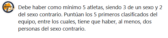 ¡Corre, coge a tus amigos y apúntate! 

       Para la IX Carrera Internacional del Mamut, se puede participar por EQUIPOS, para ello en el momento de hacer la inscripción individual se debe indicar el nombre del equipo en el apartado CLUB.

Echa un vistazo: