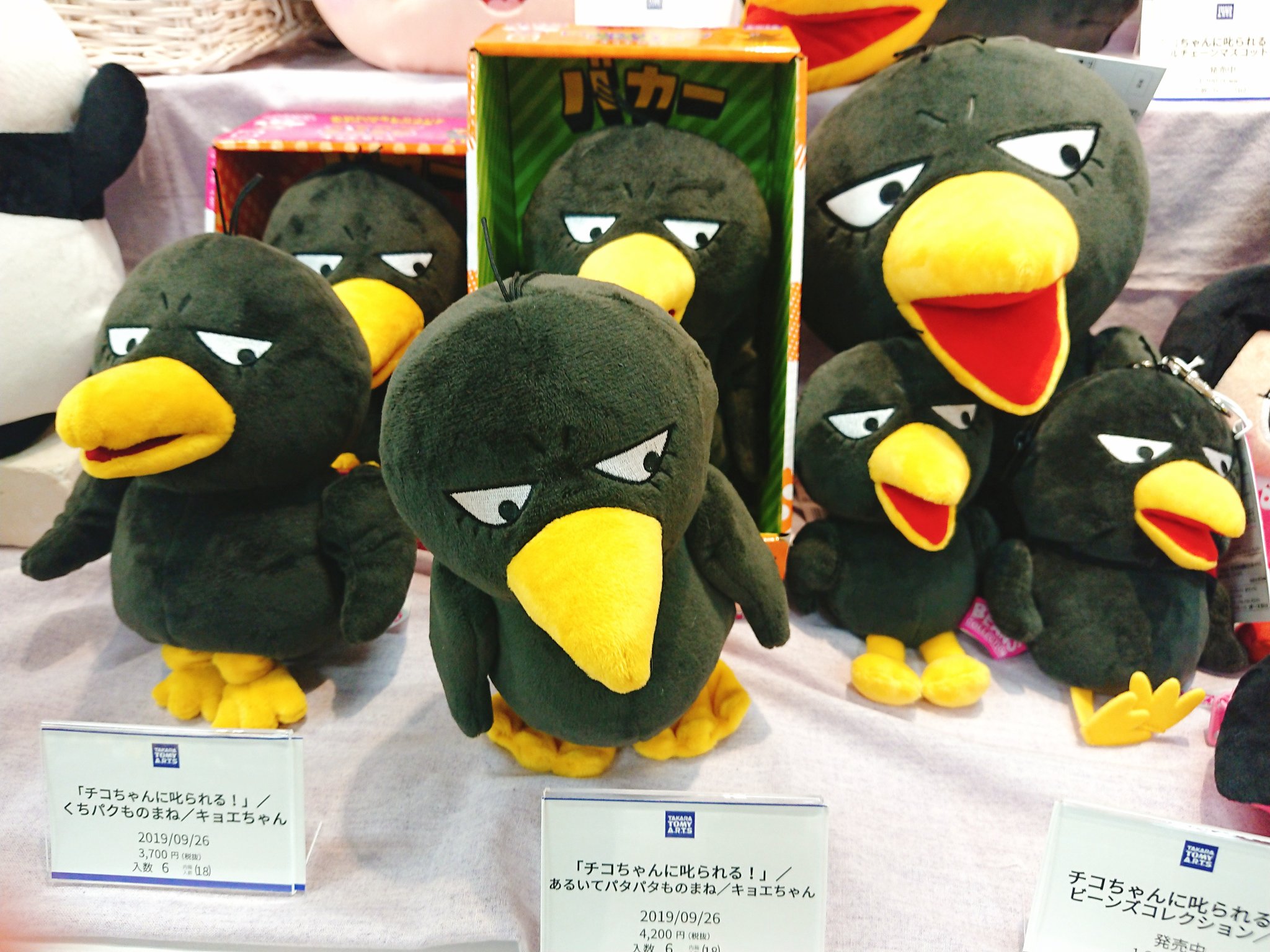 タカラトミーアーツ公式 クリスマスおもちゃ見本市 こちらは チコちゃんに叱られる コーナー 今月発売のキョエちゃんのぬいぐるみも展示中です チコちゃんに叱られる T Co Oyuyu5pfop Twitter