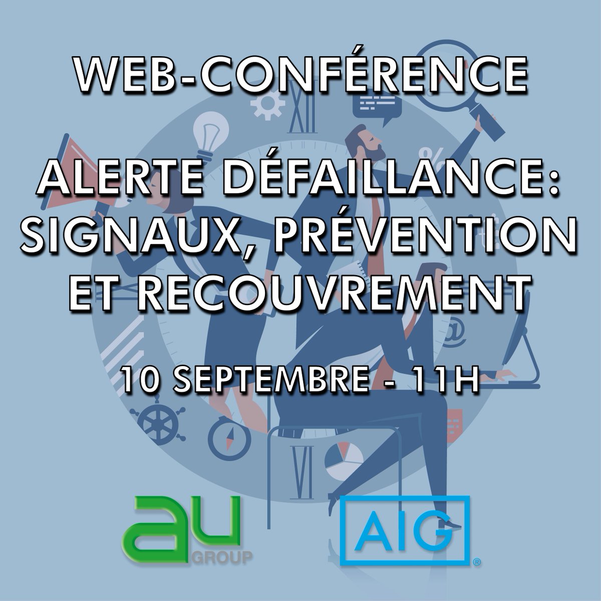 Il est encore temps de vous inscrire à notre #webconférence Alerte #Défaillance ! app.livestorm.co/fourmi327/aler…
Mardi prochain, posez vos questions sur les signaux, les méthodes de #prévention et de #recouvrement à des entrepreneurs qui ont vécu la défaillance d’un de leurs clients.