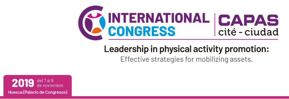 efypaf's tweet photo. El Congreso Internacional “Liderazgo en la promoción de la actividad física: Estrategias efectivas en la movilización de activos” por @CapasCiudad, en el Palacio de Congresos de Huesca del 7 al 9 de noviembre de 2019.

Consulta programa: https://t.co/CVjYsmcSmG

Anímate y ven... https://t.co/liQRjHdDxs