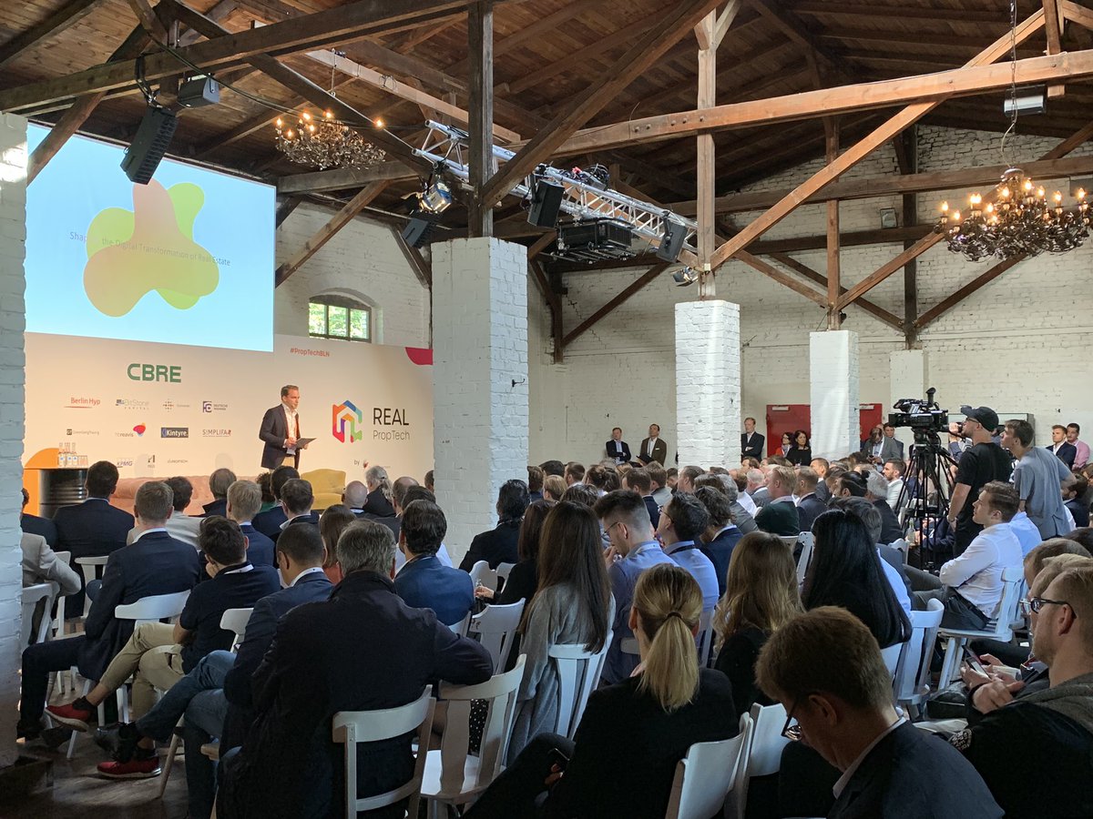 realproptechcon's tweet image. Welcome to REAL PropTech! The hashtag for today will be #PropTechBLN