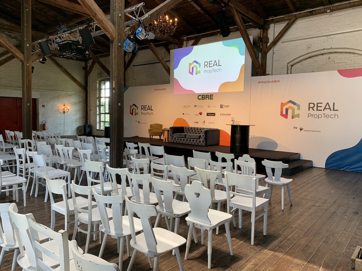 realproptechcon's tweet image. Welcome to REAL PropTech! The hashtag for today will be #PropTechBLN