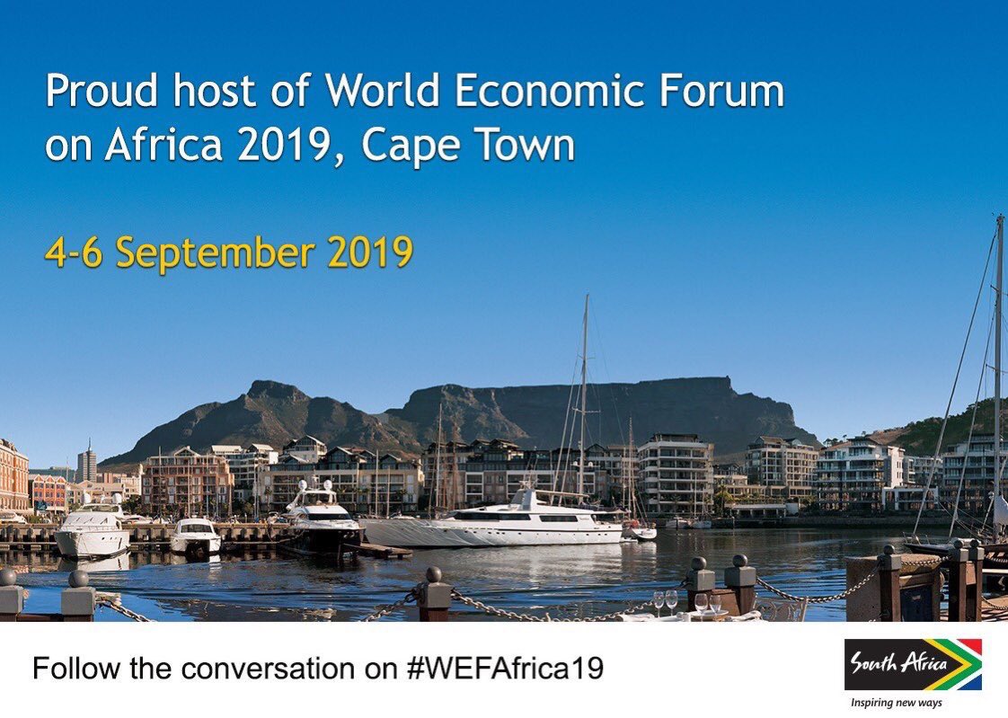 President <a href="/CyrilRamaphosa/">Cyril Ramaphosa 🇿🇦</a> is attending the Informal Gathering of World Economic Leaders (IGWEL) session themed “Charting Africa’s path in a Multiconceptual World” at the World Economic Forum on Africa currently underway at the <a href="/CTICC_Official/">CTICC (Cape Town International Convention Centre)</a> in Cape Town. #WEFAfrica19 #af19