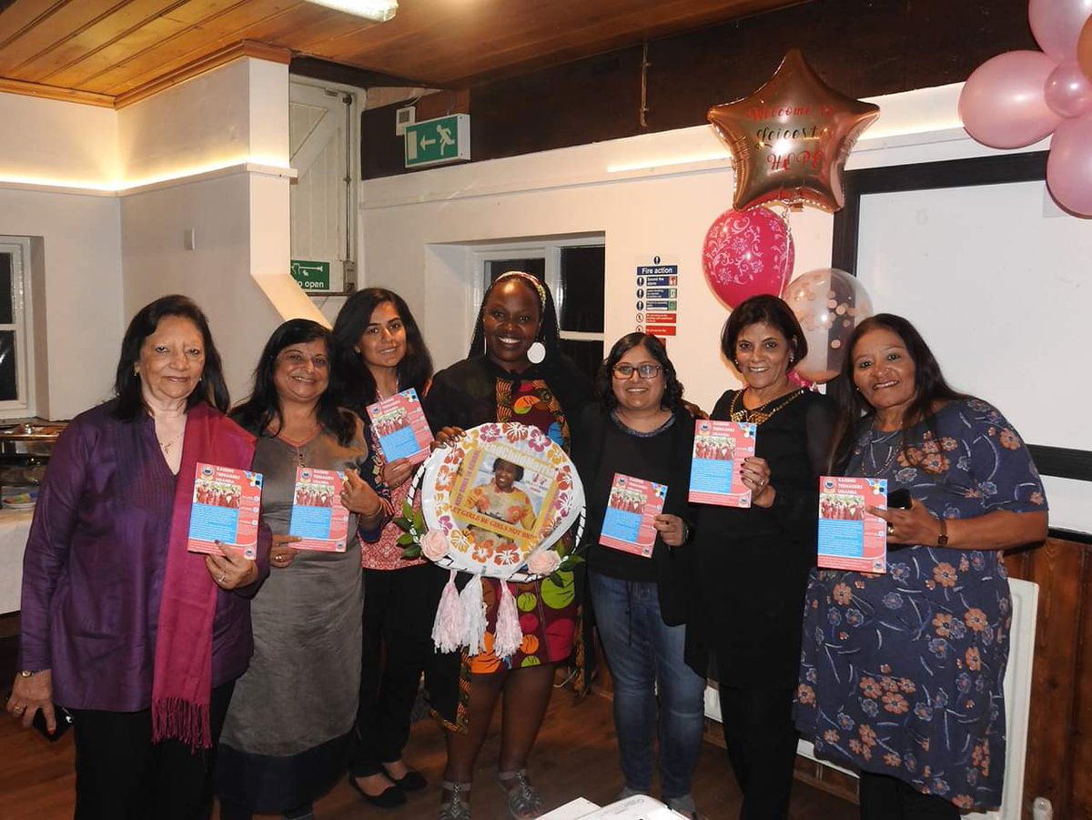 NinyeNBA's tweet photo. The Fundraising dinner that was only announced in 2 hrs brought 44 people in the room &amp; raised 1000pounds to support the needy girls. We appreciate the Indian Community in #LeicesterCity.
Thank you for your generosity. #GenderLead @nankunda20 @GirlsNotBrides https://t.co/2qG0ZlWxTv