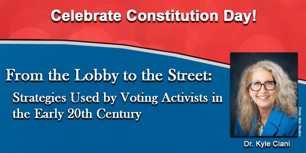 Two weeks from today we'll be partnering with <a href="/ISUADP/">American Democracy at Illinois State</a> to commemorate Constitution Day! Join us for an inspiring and timely presentation by Dr. Kyle Ciani from <a href="/ISUHistoryEd/">ISU History Education</a> on voting activism in the early 20th Century. See you Sept. 19, 2-3:15 pm, in the Escalante Room (Hew/Man)!