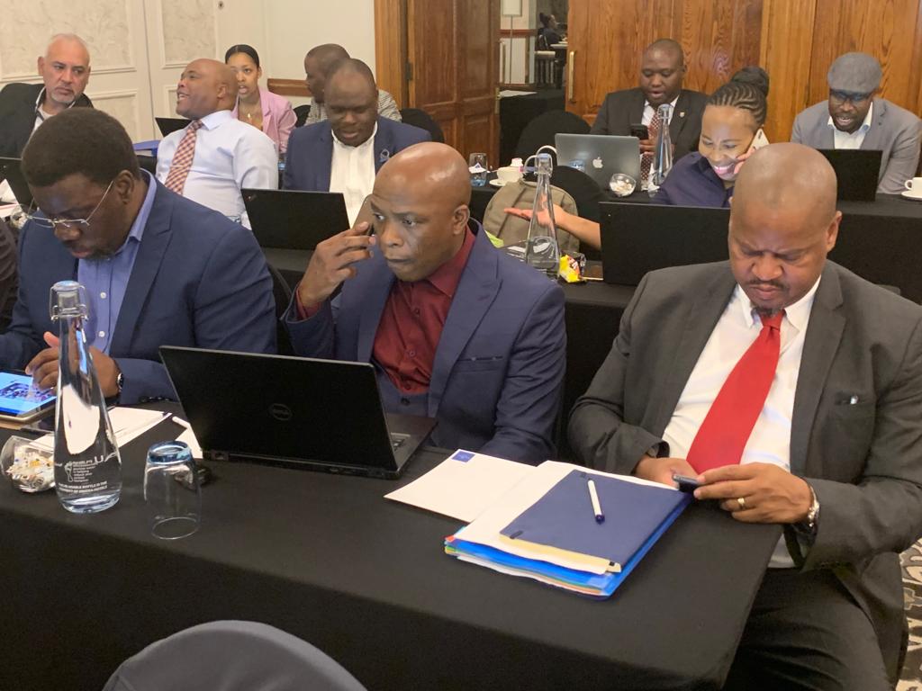 GP_DHS's tweet photo. MEC for @GP_DHS, Urban Planning and @GDCoGTA @LebogangMaile1 is today hosting a Inter-Governmental Forum which is attended by Mayors, MMCs and senior officials from both Departments and @GautengeGov municipalities #IGRForum #GrowingGautengTogether https://t.co/TSGIu6qsb8
