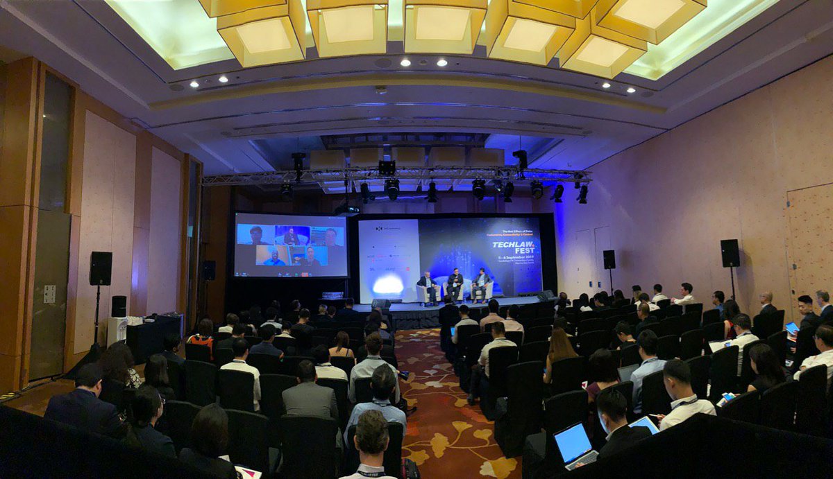 We're at a panel discussion on A Review of the State of Legal Innovation in APAC, with our own Brian Tang and Maurice Rabb being on the panel! #techlawfest #legaltech