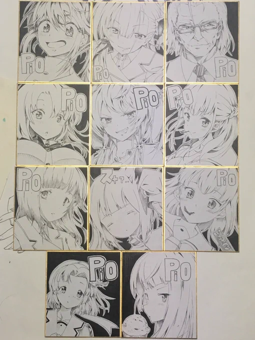色紙増やしてます、ただ会場の名前書いてるのはどうにかならんのか #とじオンリー 