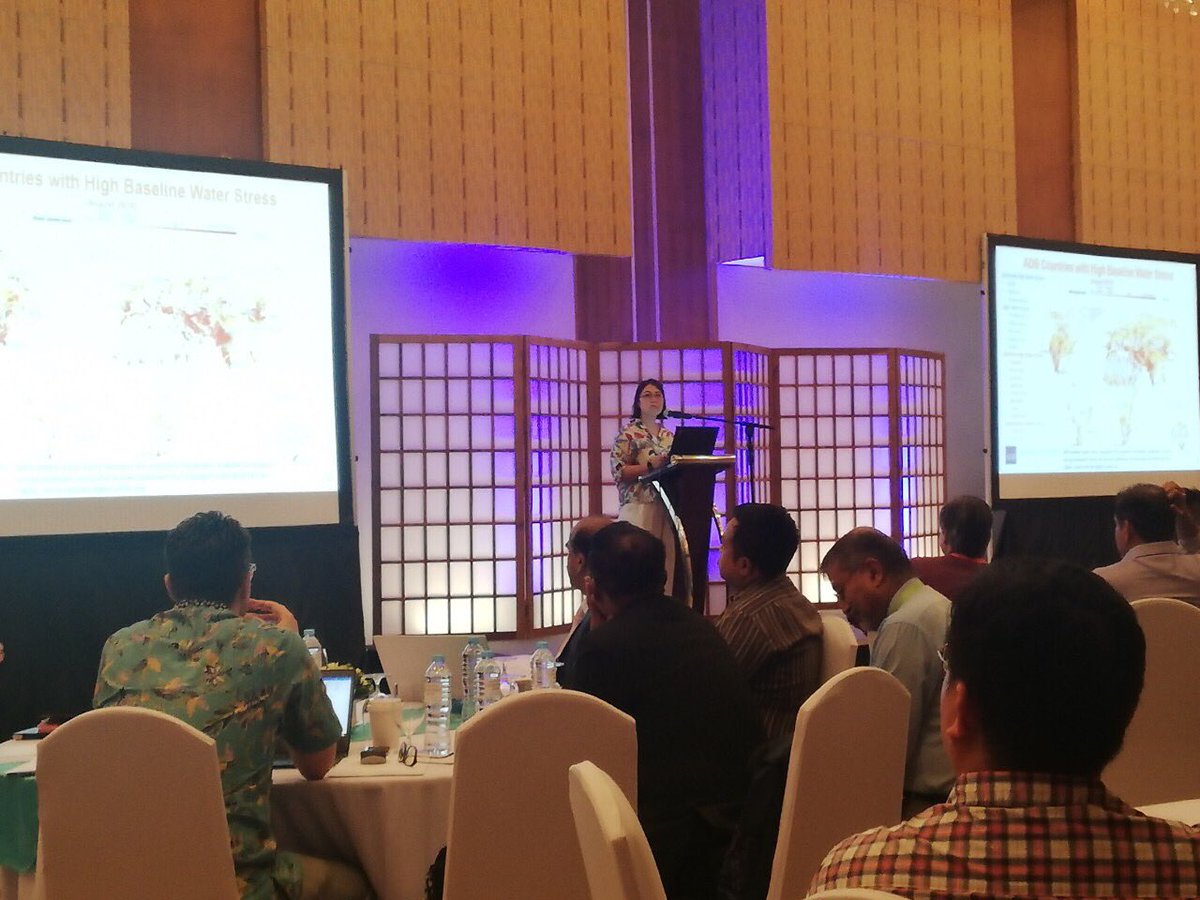 ADBWater's tweet photo. LIVE: ADB Workshop on Irrigation Modernization at the sidelines of #WIF3. The daylong event was opened by Director Mio Oka discussing ADBβs #irrigation portfolio. Chief of Water Sector Group Tom Panella now moderating plenary. #waterforfood https://t.co/9PNXJ2fsDr