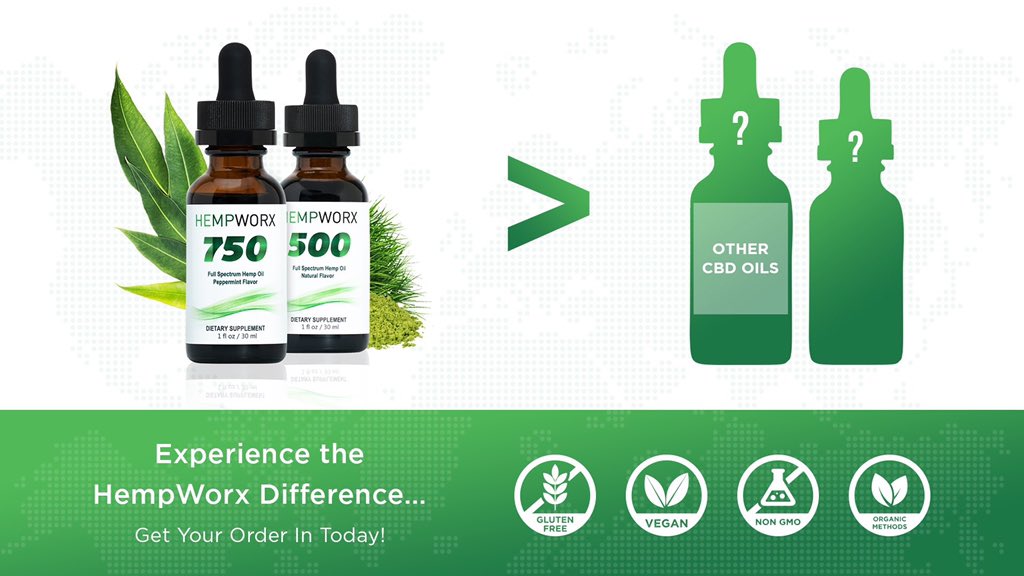 HempWorxHQ's tweet image. HempWorx CBD Oils are different from the rest. 😎

Our oils are gluten free, vegan, Non-GMO, and made with organic methods.