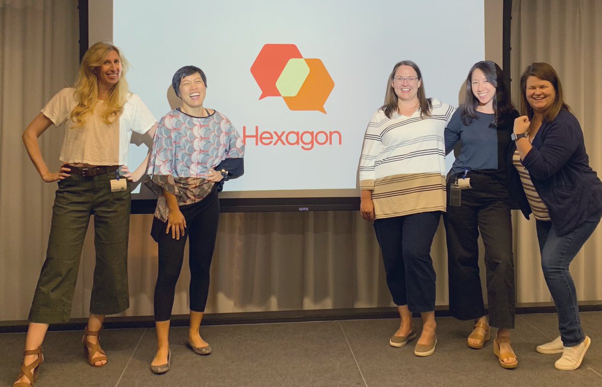 We kicked off our 3rd #HexagonUX Senior Circles tonight!
My fellow powerhouse co-chairs that make each cohort possible.
❤️ Janet, Aubri &amp; Natalie
(thanks to #Google for hosting)
#Mentorship #ChangeTheRatio #UX #Seattle