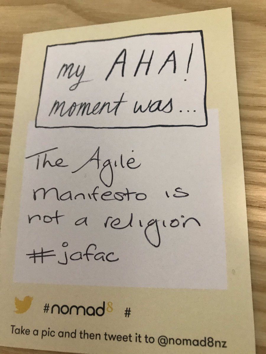 NZSandraJC's tweet photo. My AHA! moment from today #jafac https://t.co/BBP2w5JSGh