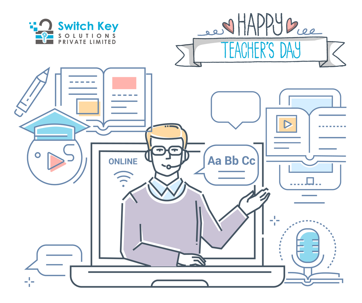 switchkeysoluti's tweet photo. One book, one pen, one child, and one teacher can change the world.
Happy Teacher's Day!!

#teachersday #teachersday2019 #switchkeysoical #socialmediaagencyanand #switchkeysolutions #anand #purvinpatel https://t.co/Y6IvsMleAX