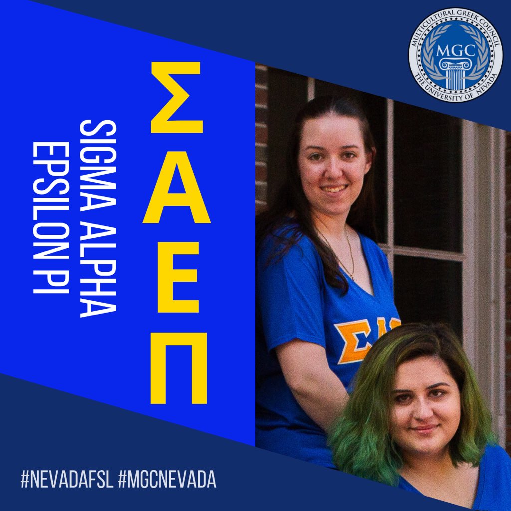 NevadaFSL's tweet photo. Sigma Alpha Epsilon Pi is a Jewish-interest sorority founded at the #UNevadaReno in 2015. #RenoSigmaAEPi empowers women by remaining devoted to friendship, motivation, and opportunity. Check out their events this week! #NevadaFSL #UNR #SigmaAlphaEpsilonPi #MGCNevada #GoGreek https://t.co/xfCPoCPHrw