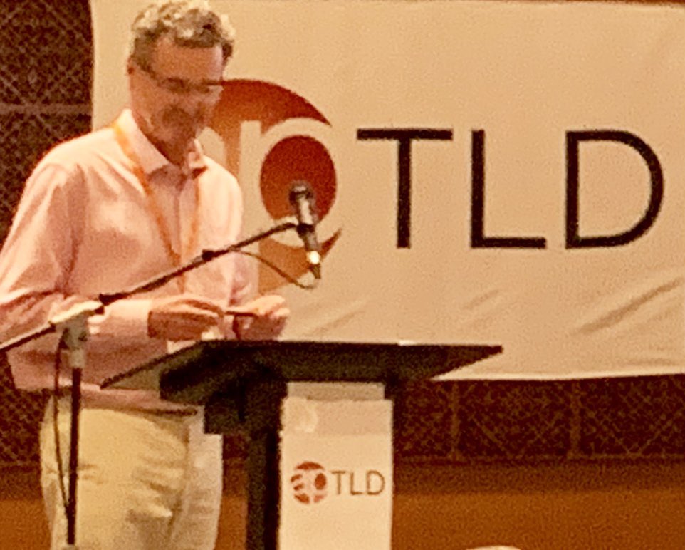 GeorgePongas's tweet photo. @auda’s @Paterson000 Deftly moderating #APTLD76 Panel discussion: Surfing along the High Tide - the implications of a new #gTLD round to #ccTLDs. Good to hear ccTLD managers are reviewing policy & marketing strategies for their namespace to address market trends #ICANN #APTLD https://t.co/9jwGKk7Jfc