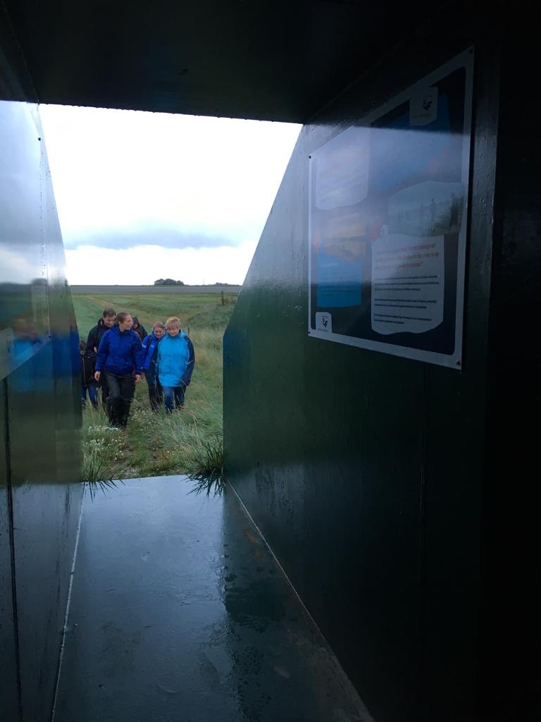 #ontwakendlandschap In alle vroegte vanuit Holwerd naar de <a href="/waddentweets/">Waddenvereniging</a> Kees Wevers wadpost.